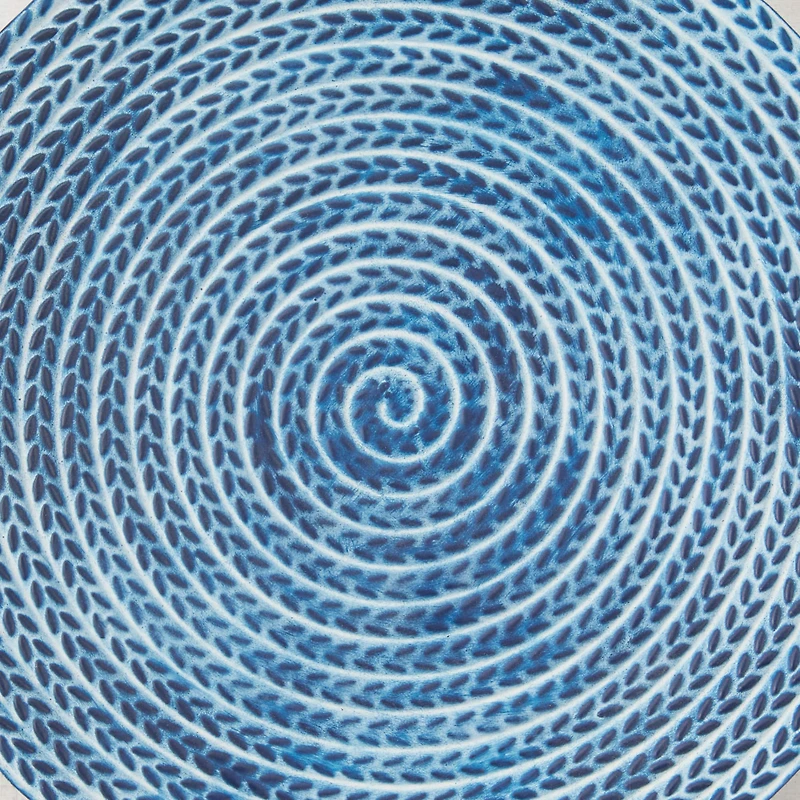 Blue Wood Coastal Abstract Art Wall Decor, Set of 4 16" x 16"