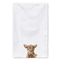 Baby Highland Cow Sunflower 16" x 25" Towel Set