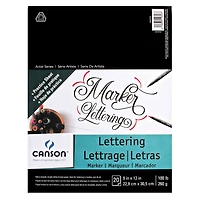 Canson® Marker Lettering Pad, 9" x 12"