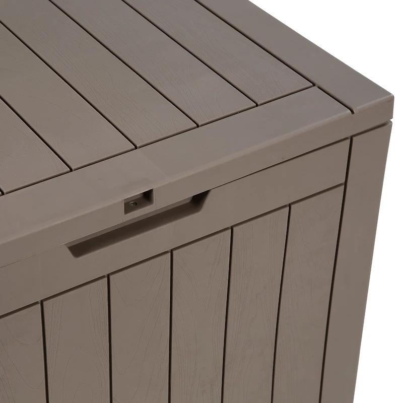 6 Pack: Honey Can Do 30gal. Brown Small Deck Outdoor Storage Box