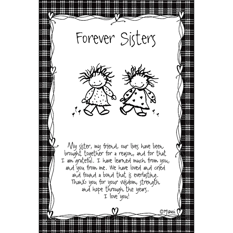 Children of the Inner Light® by Marci Art Forever Sisters Plaque