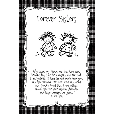 Children of the Inner Light® by Marci Art Forever Sisters Plaque