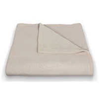 Tan Stripes 50" x 60" Coral Fleece Blanket
