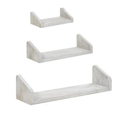 NEX™ Rustic Gray Floating Shelves Set