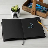 Black Page Premium Hardcover Journal, 6" x 8" by Artist's Loft™