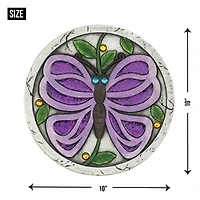 Purple Butterfly Garden Stepping Stone
