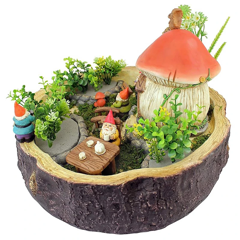 Design Toscano 3.5" Tiny Forest Friends Gnome Garden Statue