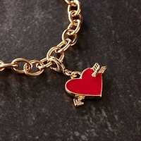 Red Heart with Arrow Charm by Bead Landing™