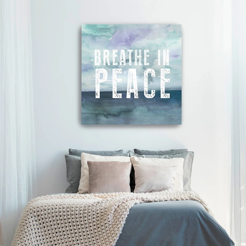 Breath Peace Canvas Giclee