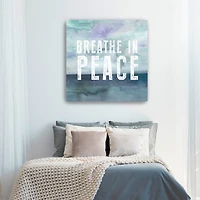 Breath Peace Canvas Giclee