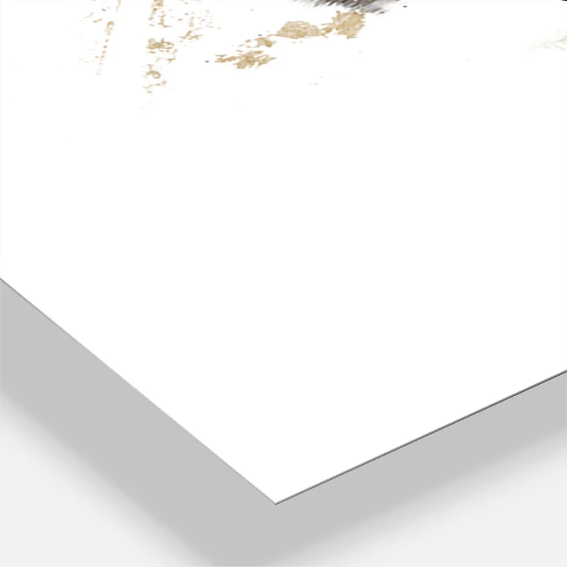 Designart 'Gold And Black Drift Ii Modern Multipanel Wall Clock