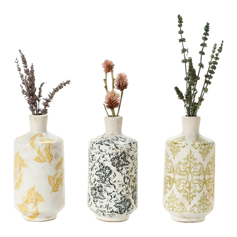 Hello Honey® 8" Terra Cotta Vase Set