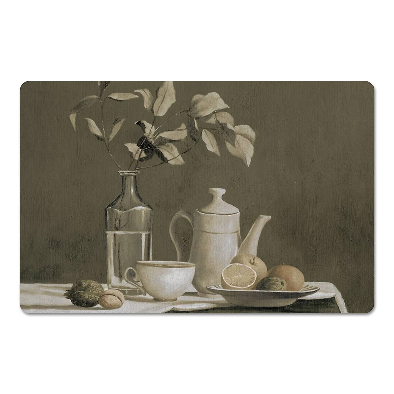 Antique Still Life Floor Mat