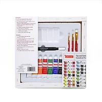 11" x 11" Santa Canvas Painting Kit by Artist's Loft™