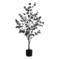 4ft. Artificial Halloween Black Enkianthus Tree