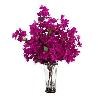 2.5ft. Bougainvillea Arrangement in Glass Vase
