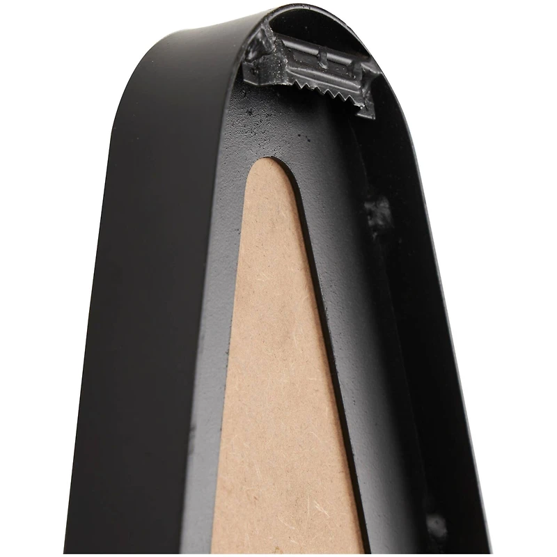 10" x 47" Black Metal  Elongated Oval Wall Mirror Set