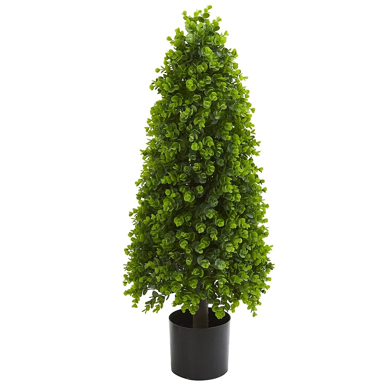 3ft. Potted Eucalyptus Cone Topiary Tree