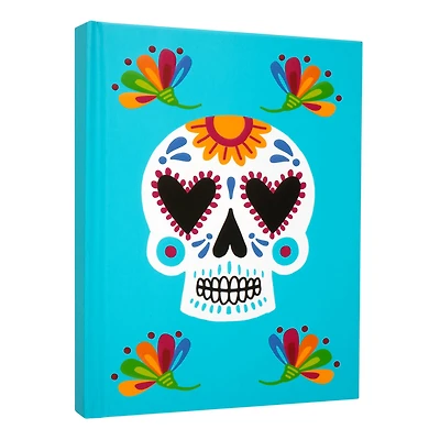 6" x 8" Blue Day of the Dead Sugar Skull Sketchbook by Ashland®