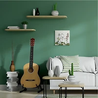 Stupell Industries Bunny in Flower Pot Lilac Florals Blooming Canvas Wall Art