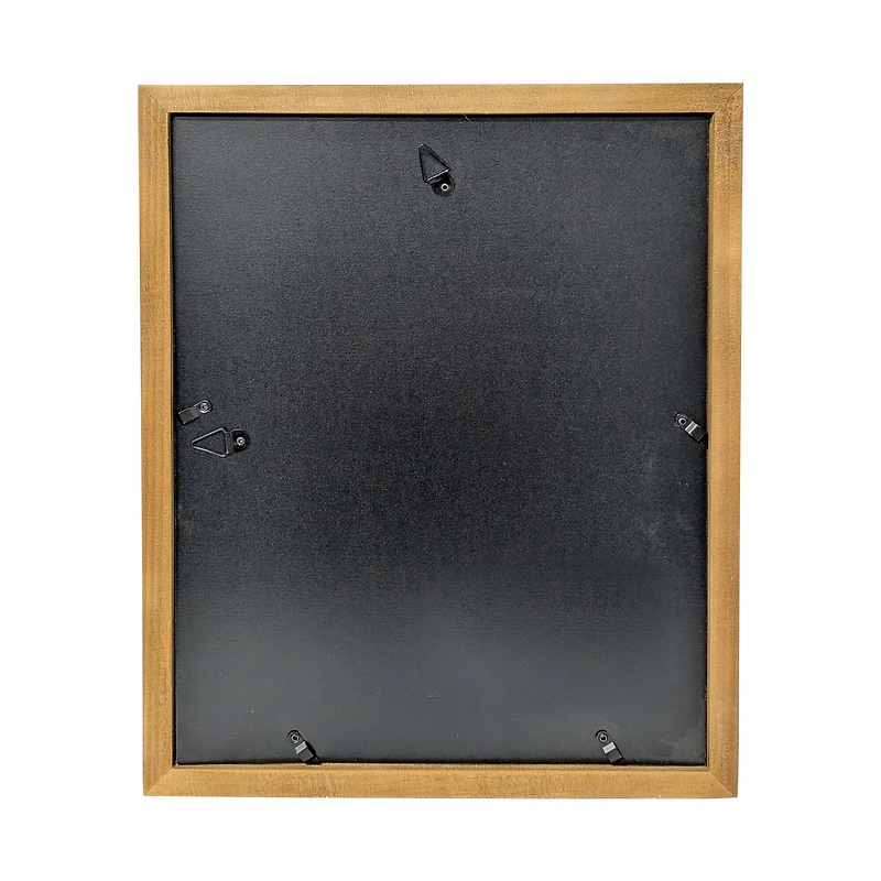 Home Natural Walnut Stain Wood Frame with Mat by Studio Décor