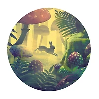 Forest Round Canvas Painting Kit by Craft Smart®