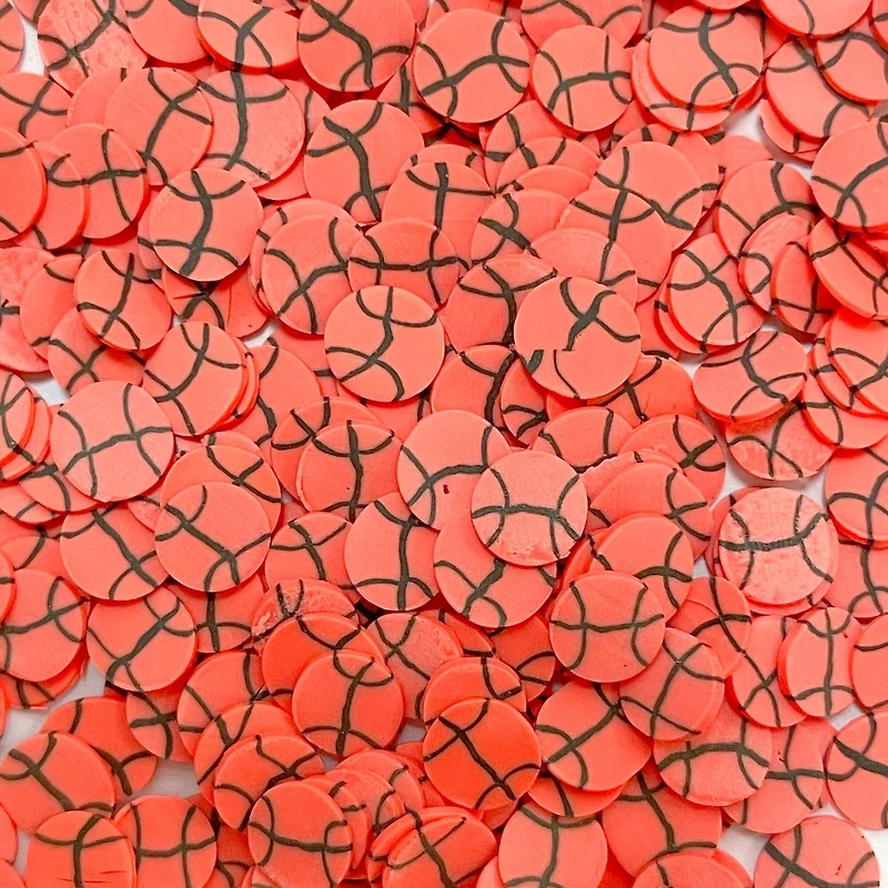 Specialty Glitter Basketball Shapes by Recollections™