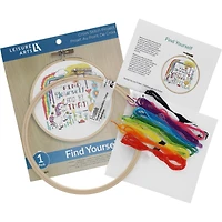 Leisure Arts® 7" Find Yourself Cross Stitch Kit