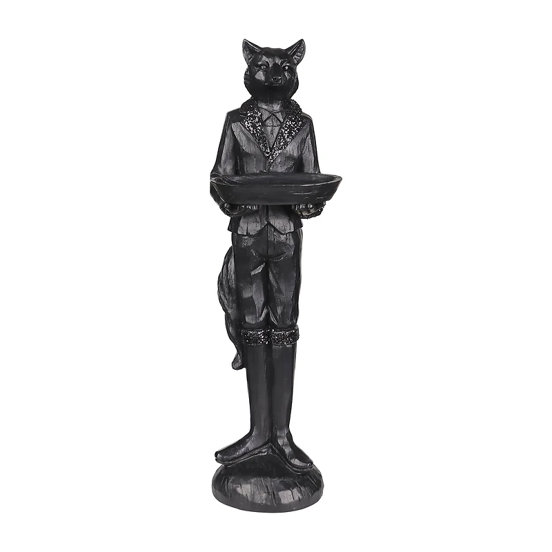16.75" Fox Butler Statue Tabletop Décor by Ashland®