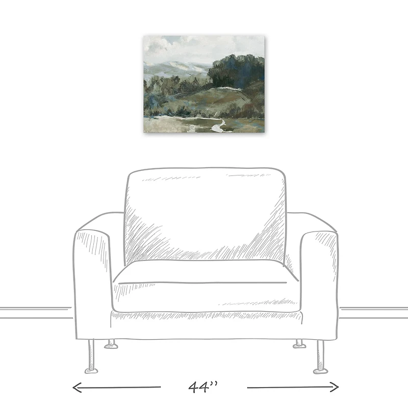 Calm Landscape 20" x 16" Canvas Wall Art