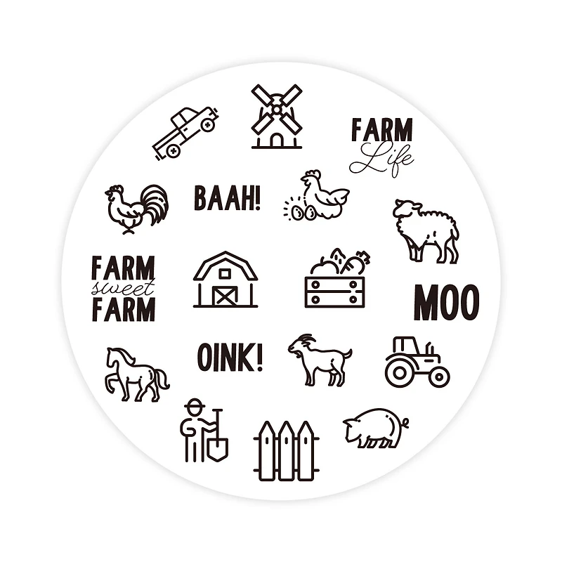 Farm Jar of Wood Stamps by Recollections™