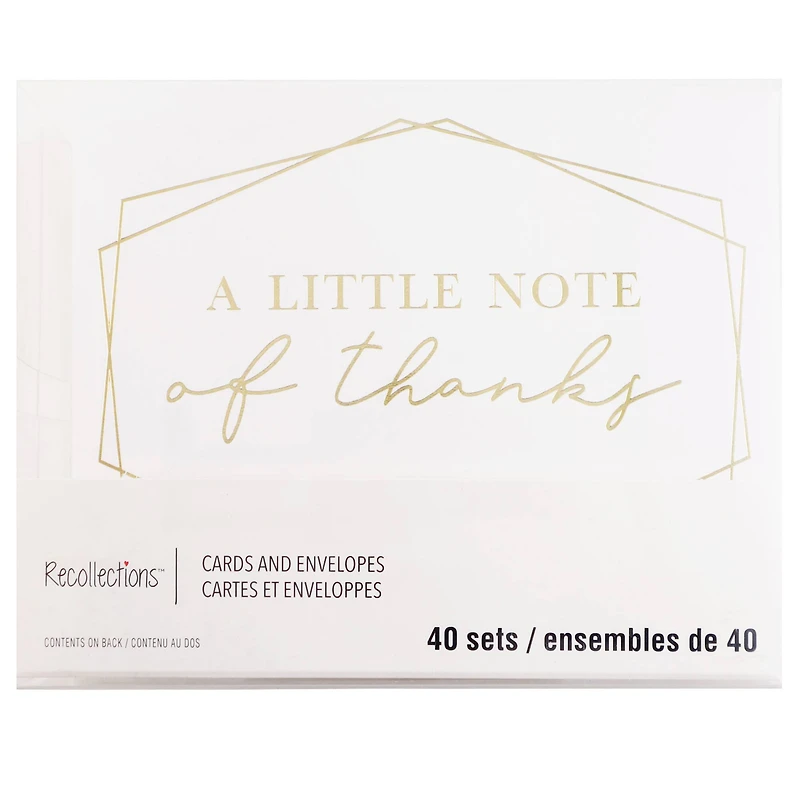 Thanks Cards & Envelopes by Recollections