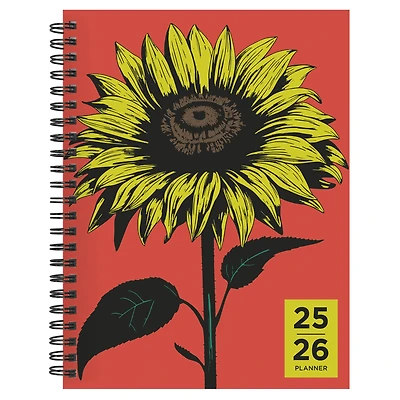 TF Publishing 2025-2026 Andy's Sunflower Medium Weekly/Monthly Planner