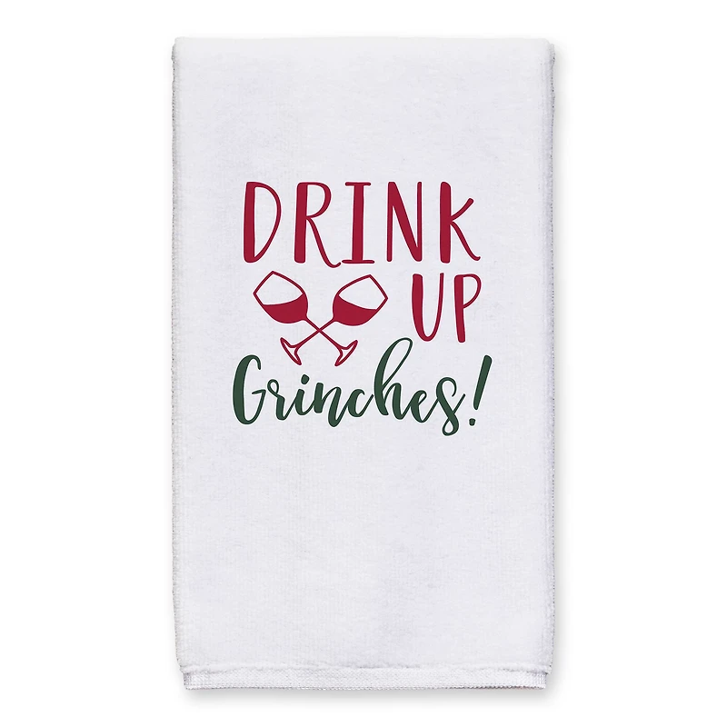 Drink Up Grinches Tea Towels - Set of 2