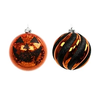 6" Black & Plastic Ball Ornament Set by Ashland