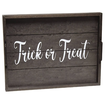 Elegant Designs™ 15.5" Trick or Treat Serving Tray with Handles