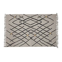 Hello Honey® 6ft. Woven Wool & Cotton Textured Rug