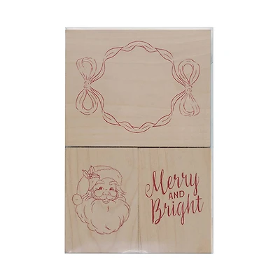 Santa Wood Stamp Set by Recollections™