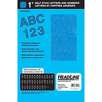 Headline Sign® Helvetica Capital Letters Vinyl Stickers