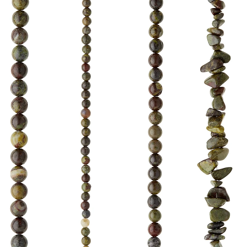Dragon Blood Stone Mix Beads by Bead Landing™