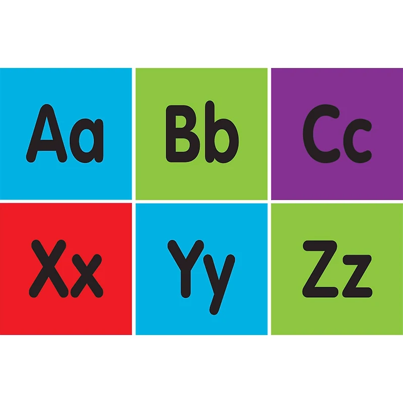 Teacher Created Resources Spot On® 4" Alphabet Carpet Floor Markers