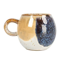 Hello Honey® 2.75" Tan & White Earthen Sip Stoneware Mugs, 4ct.
