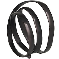 13" Aluminum Looped Abstract Sculpture