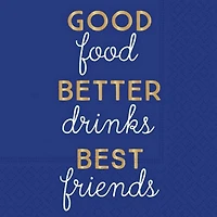 JAM Paper Good, Better, Best Cocktail Napkins, 40ct.