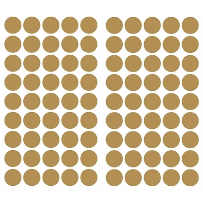 RoomMates Gold Confetti Dots Peel & Stick Wall Decals