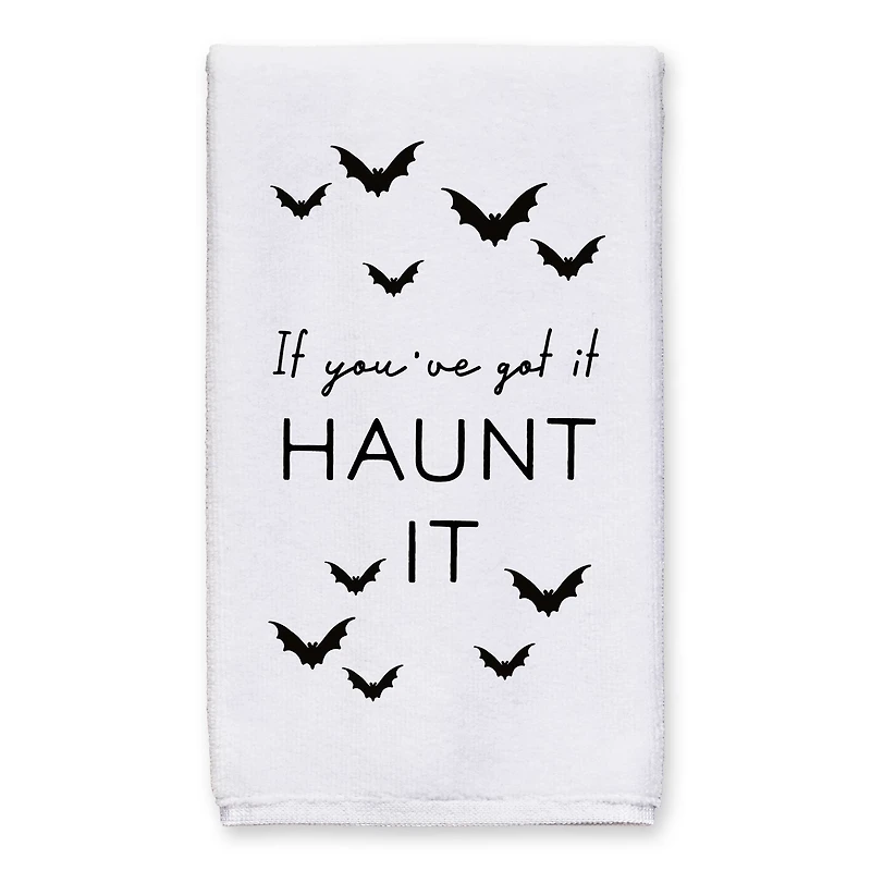 Haunt It Bat Group Tea Towel Set