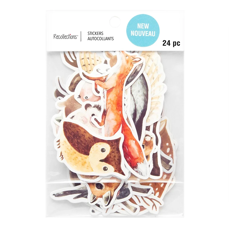 Woodland Animals Die Cut Stickers by Recollections™
