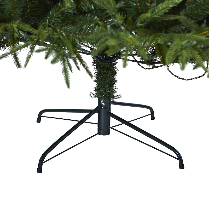 7.5ft. Pre-Lit Colorado Mountain Fir Artificial Christmas Tree, Clear LED Lights