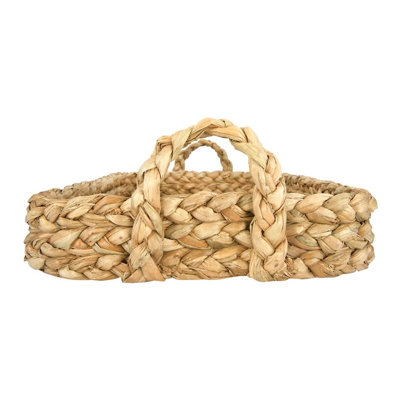 Hello Honey® Brown Decorative Handwoven Seagrass Tray