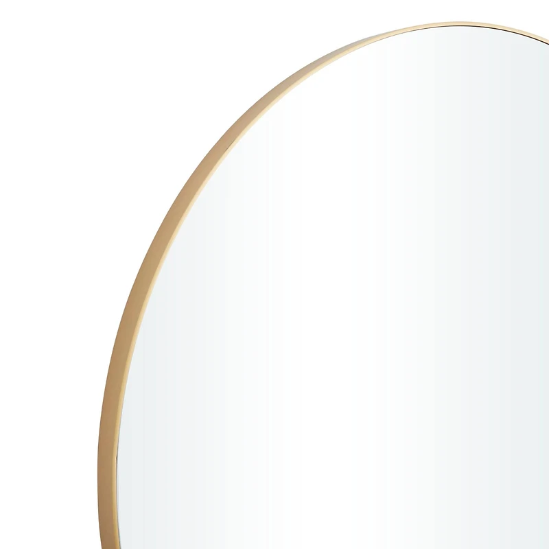 Gold Contemporary Wall Mirror, 42" x 2" x 42"